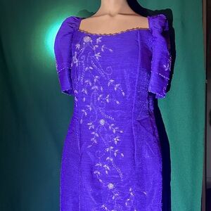 Silkies Royal Blue Long Sleeve Dress